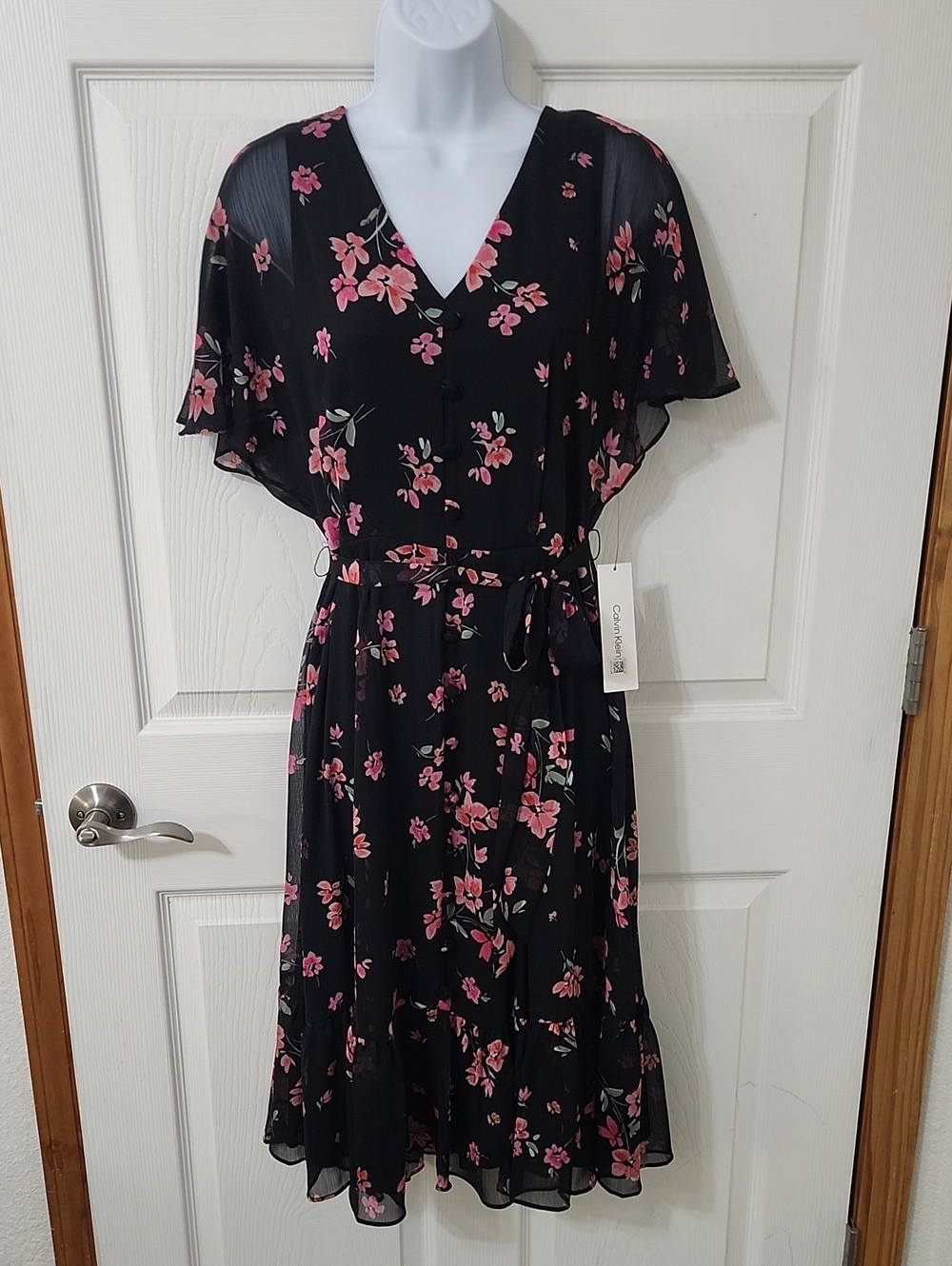 NWT Calvin Klein Floral Dress